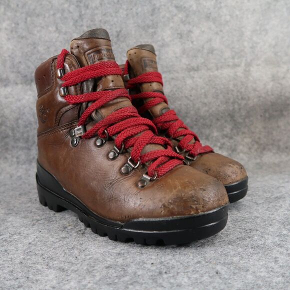 Timberland Shoes - Timberland Shoes Womens 7 Boots Hiking Outdoor Leather Vintage Brown Lace Up Mid